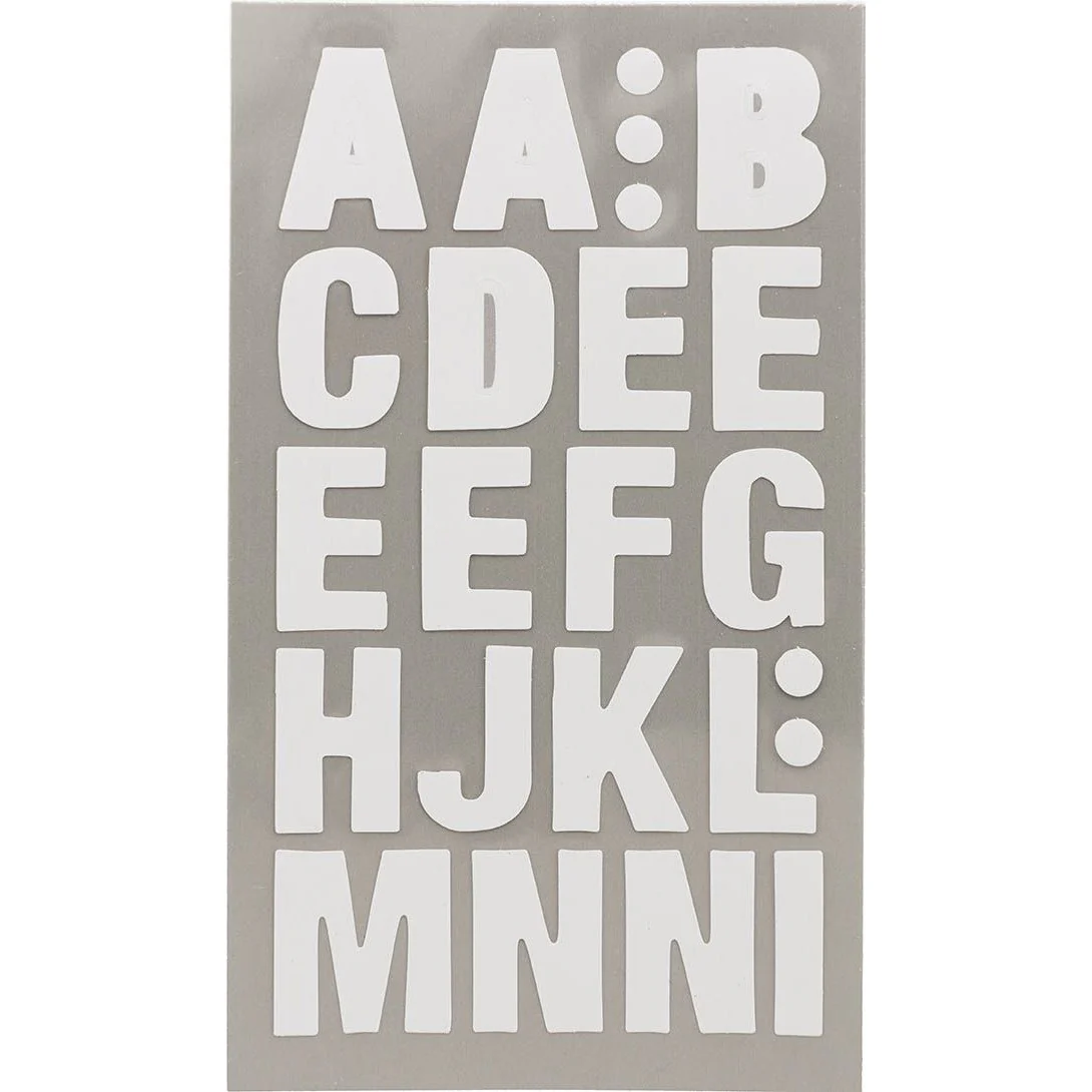 Paper Poetry Office Stick White Letters