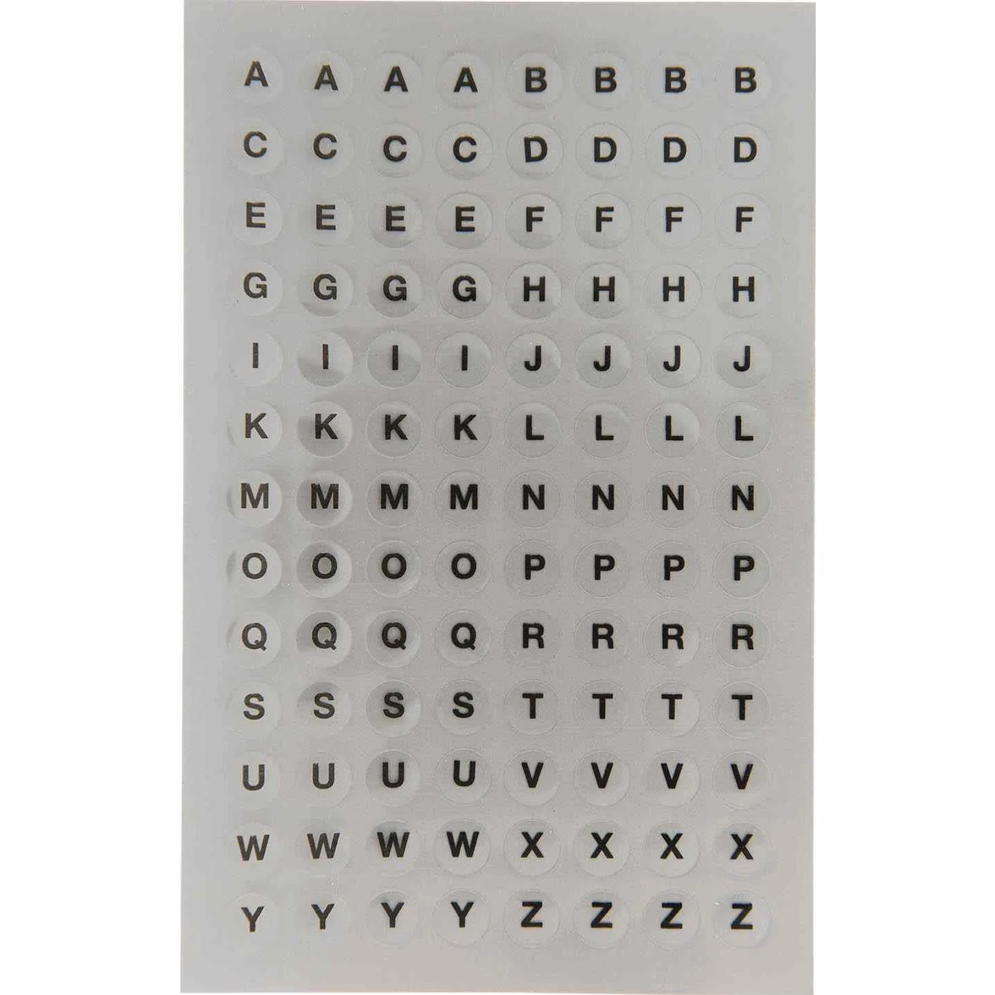 Paper Poetry Office Stick 8.5mm Dot Letters Transparent