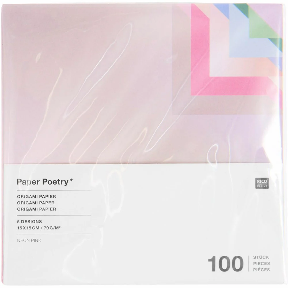 Paper Poetry Origami Paper Blurry Gradient