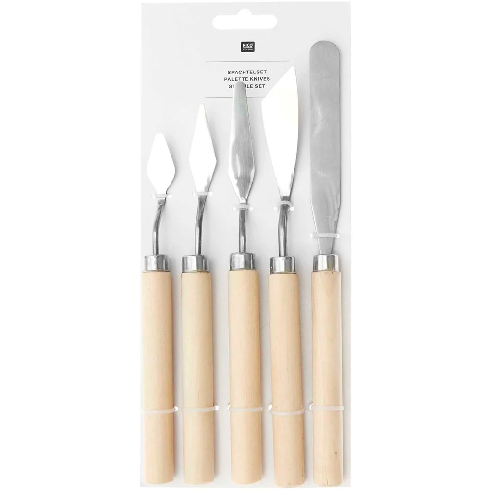 Rico Palette Knife Set 5pk