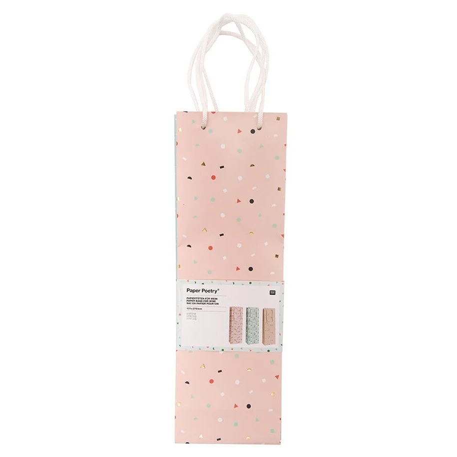 Paper Poetry Bottle Bags Tropical Spring