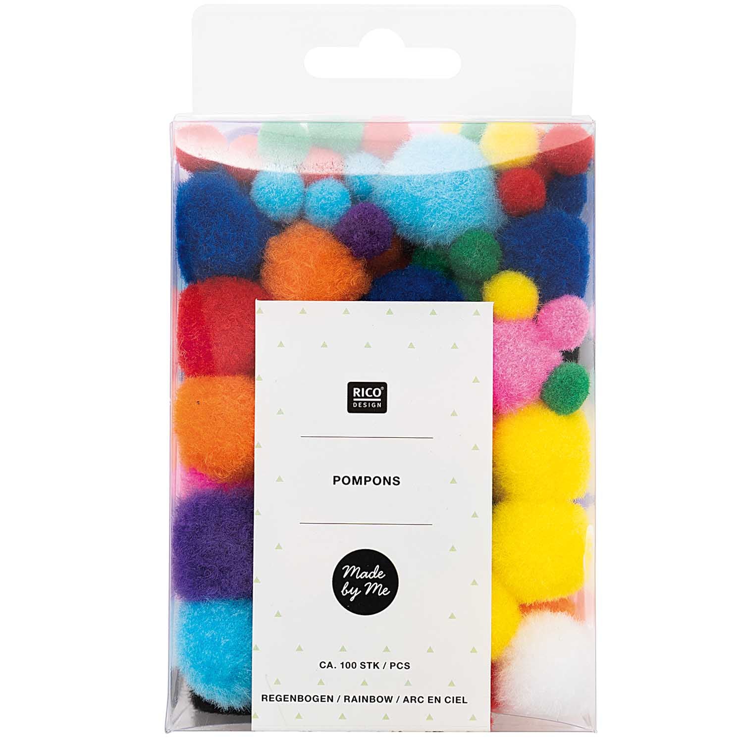 Made By Me Pompom Set Rainbow Mix