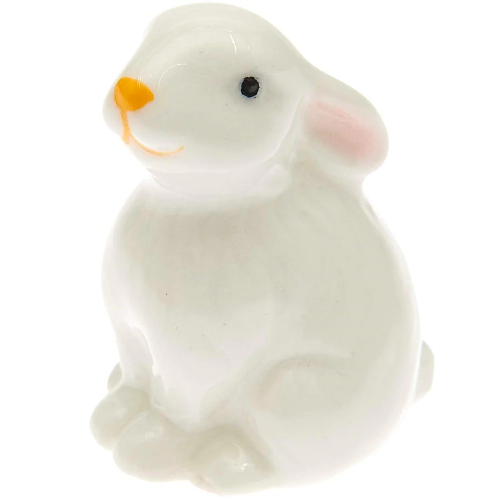 Rico Porcelain Rabbit Sitting White