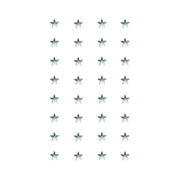 Paper Poetry 6mm Rhinestone Crystal Star Stickers
