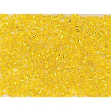 Itoshii 2.6mm Yellow Transparent Silver Lined Cz Beads