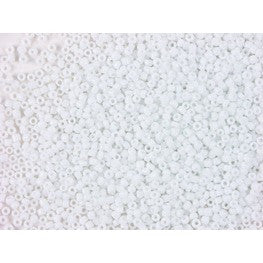 Rocailles 2mm White Opaque Beads