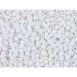 Rocailles 4mm White Opaque Beads