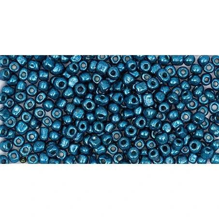 Rocailles 4mm Silver Blue Beads