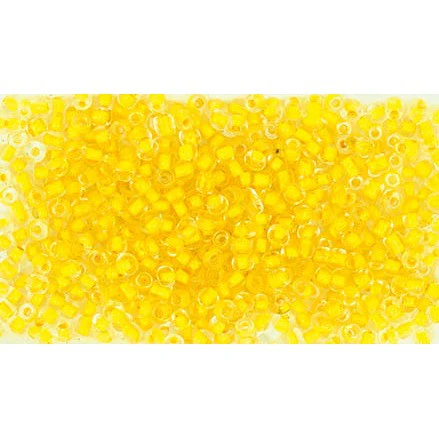 Rocailles 3.1mm Yellow Matt Beads