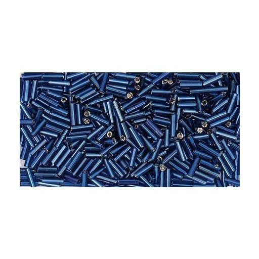 Rod Shaped Royal Blue Beads 6.75mm - Image 2
