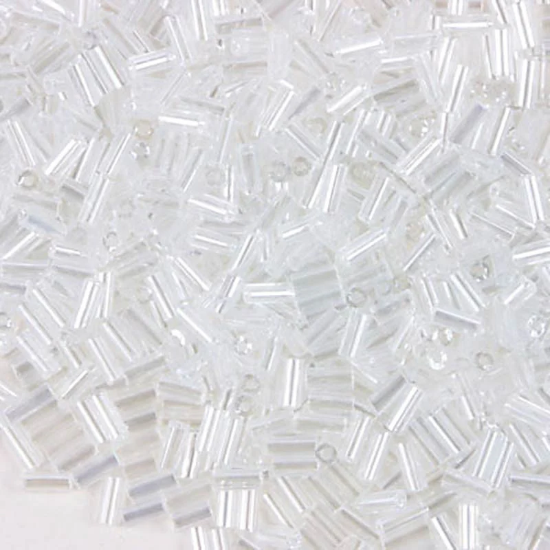 Rod Shaped Transparent Beads 6.75mm