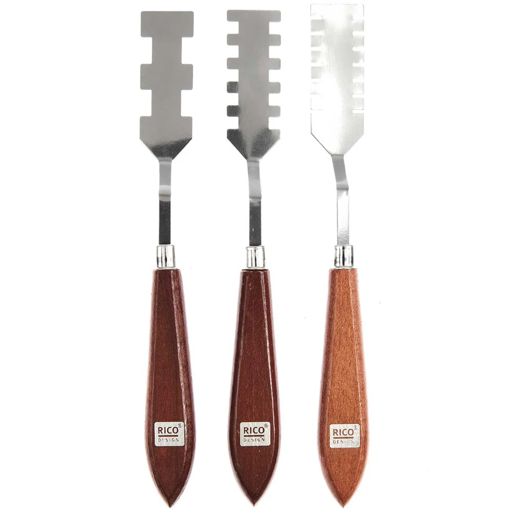 Rico Set Palette Knives Square