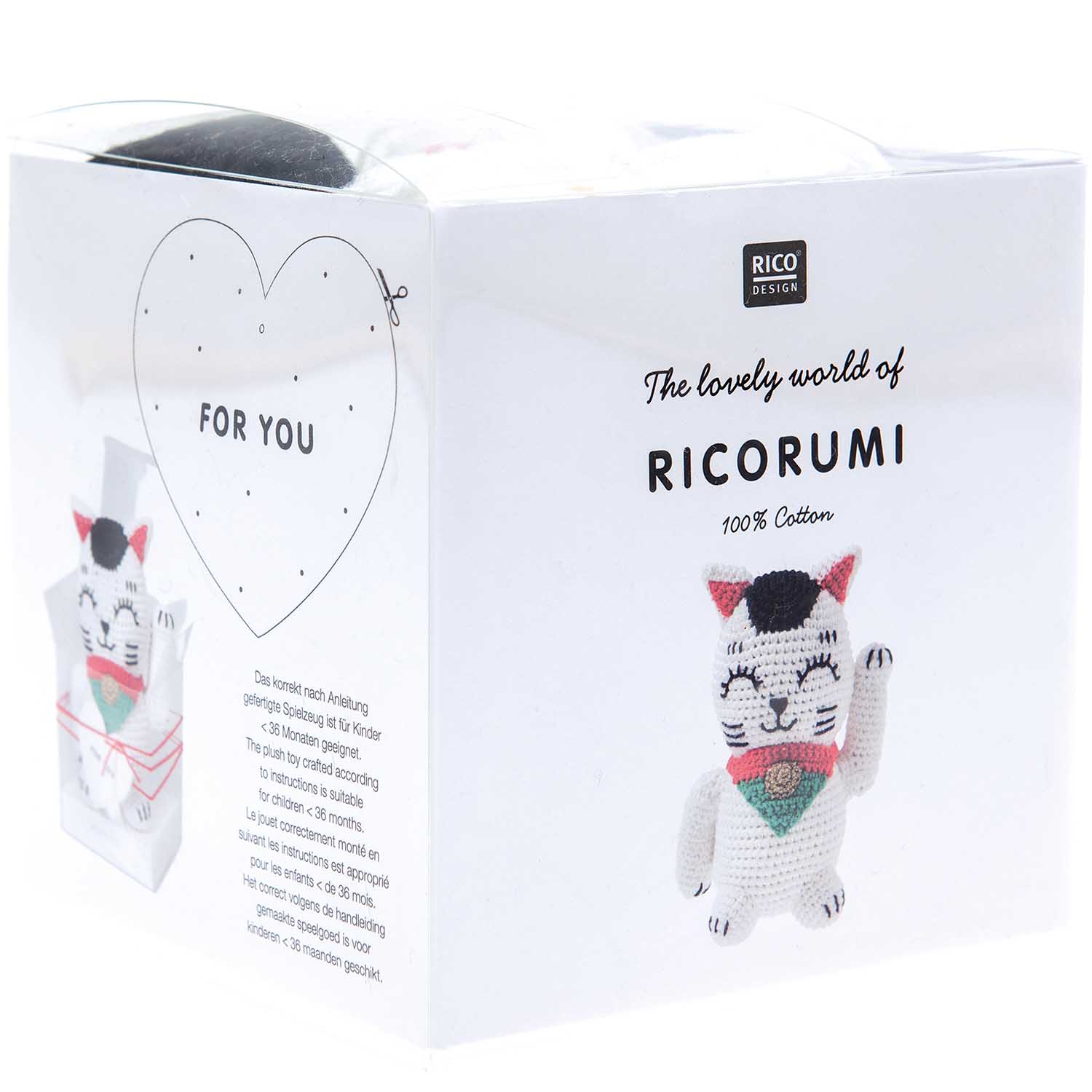 Ricorumi Animals Lucky Cat Crochet Set