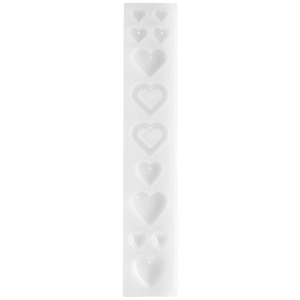 Silicone Casting Mould Pendants Hearts