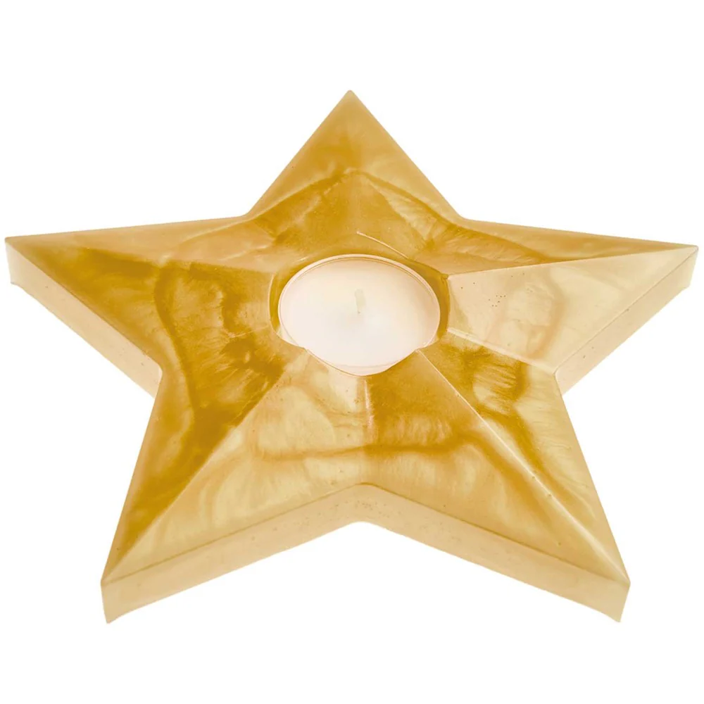 Silicone Casting Mould Tea Light Holder Star Large - Image 2