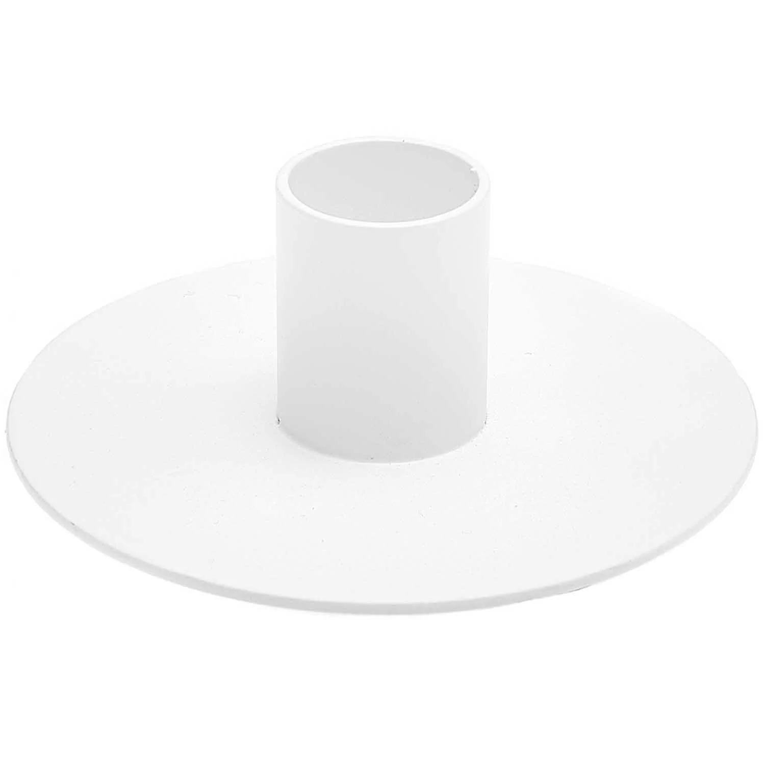 Rico Small Metal Candle Holder White