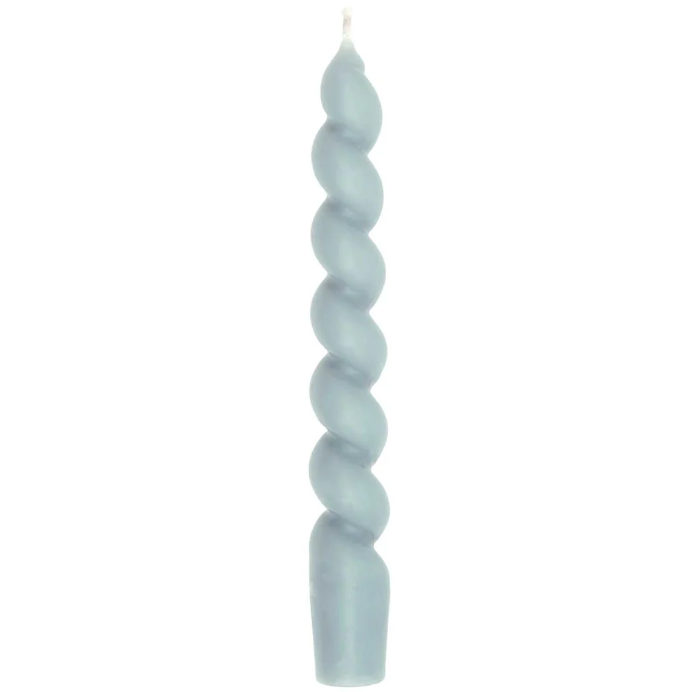 Rico Candle Spiral Soft Grey