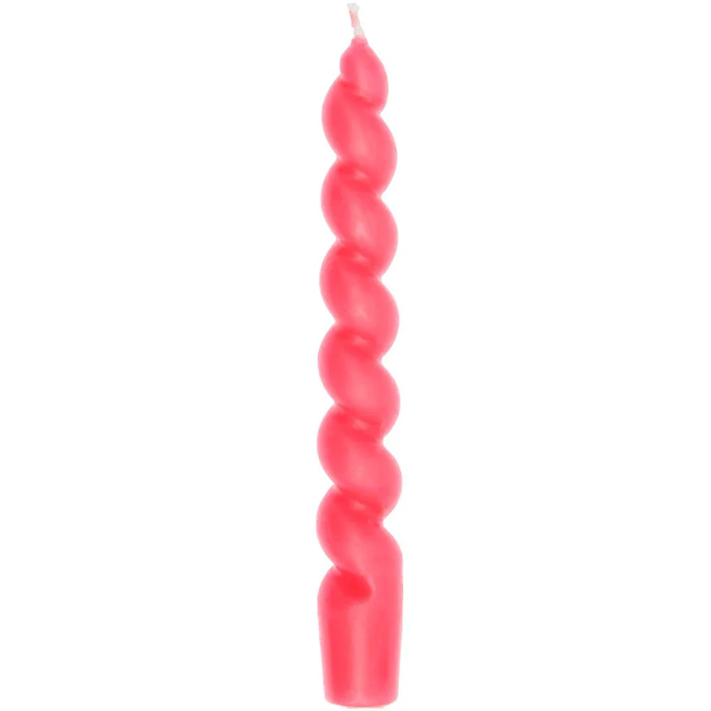 Rico Candle Spiral Soft Neon Pink