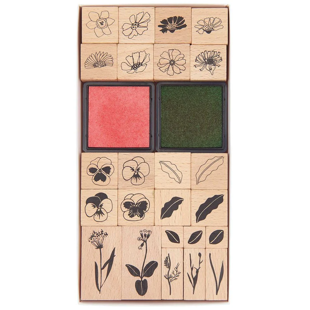 Paper Poetry Stamp Set Futschikato Flowers