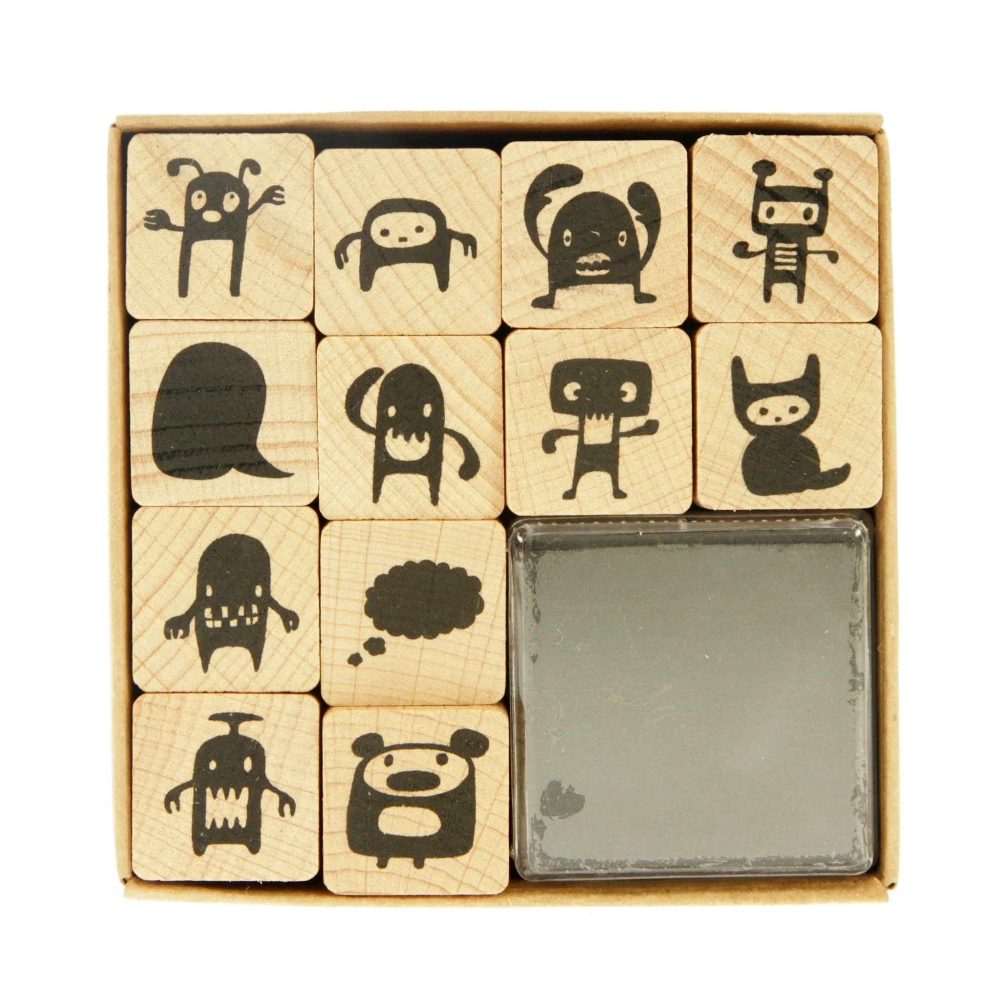 Paper Poetry Stamp Set Monsters