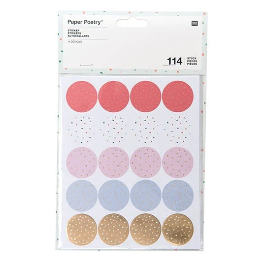 Paper Poetry Confetti Stickers