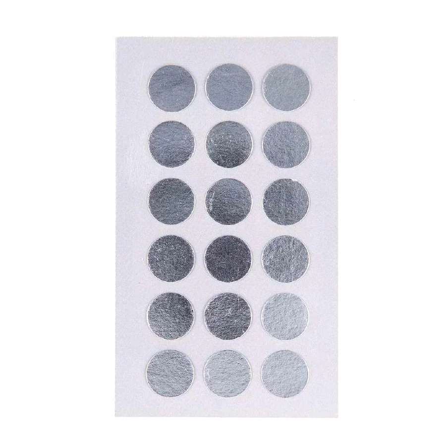 Paper Poetry 15mm Silver Stickers