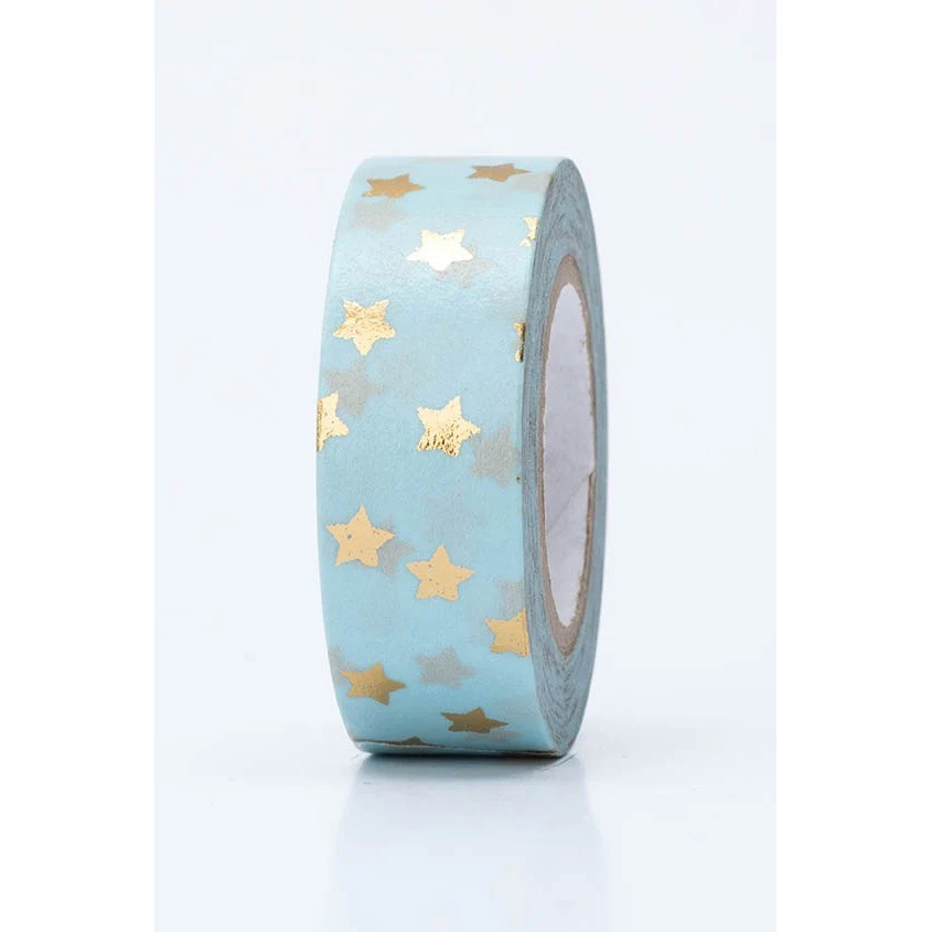 Paper Poetry Tape Hot Foil Gold Stars