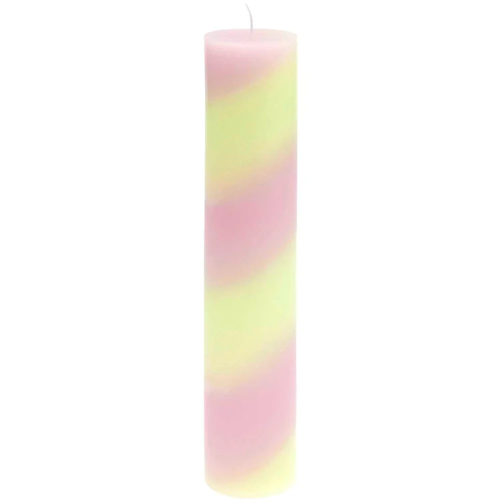 Rico Candle Stick Diagonally Striped Berry / Mint