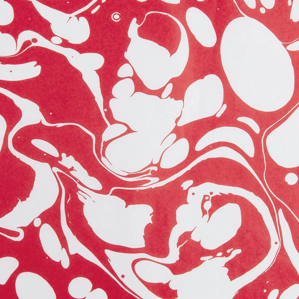 Rico Tissue Paper Marble Red / White