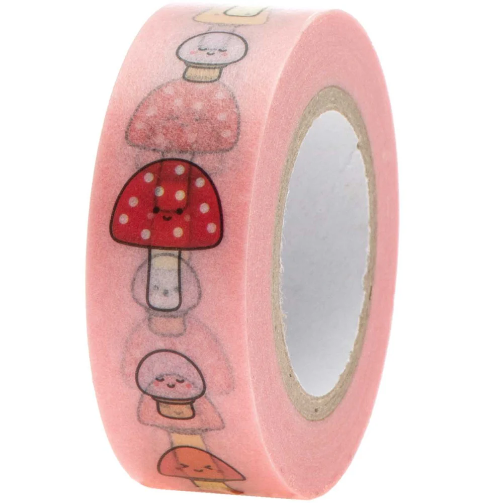 Paper Poetry Tape Mushrooms