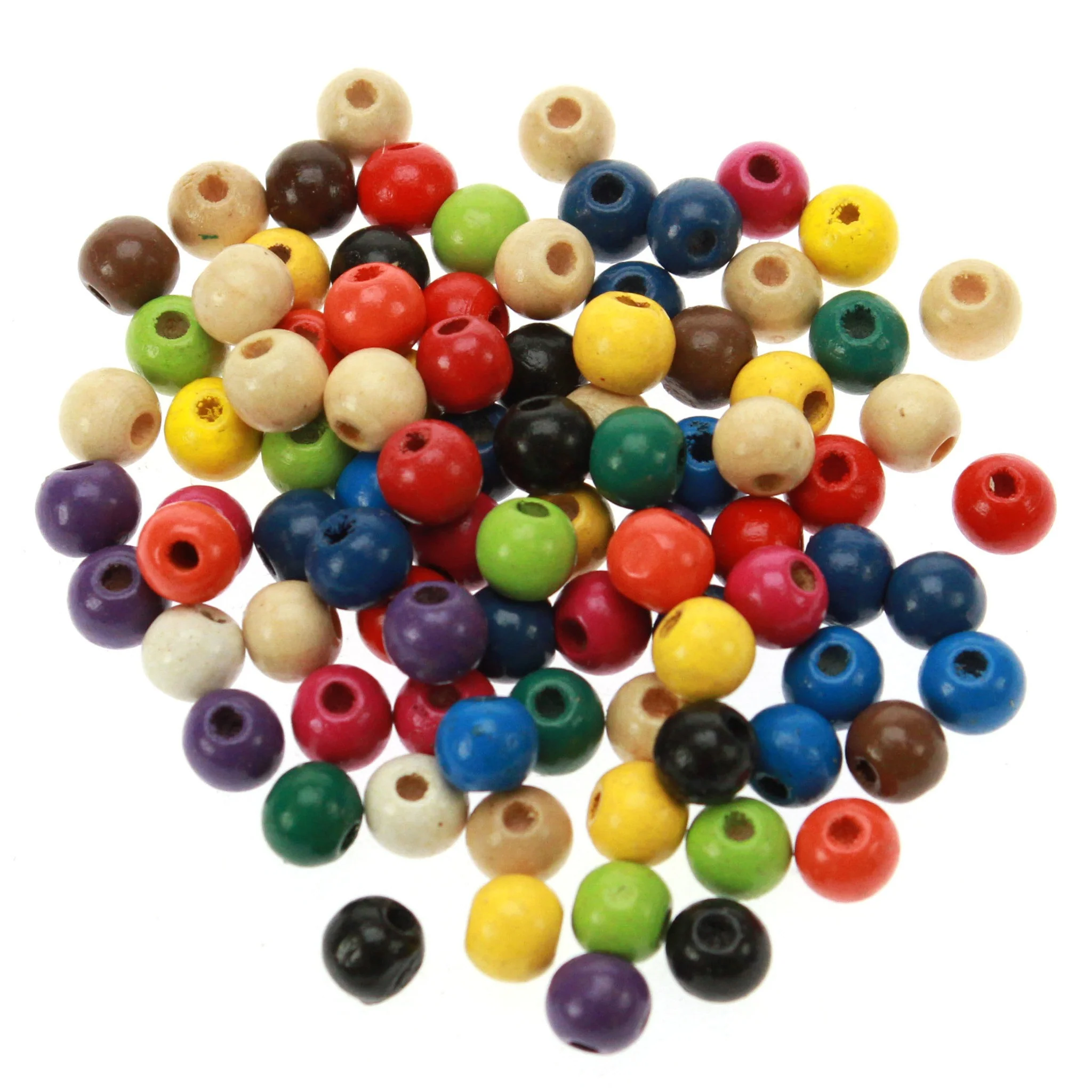 Rico Wooden Beads Multicolour 8mm