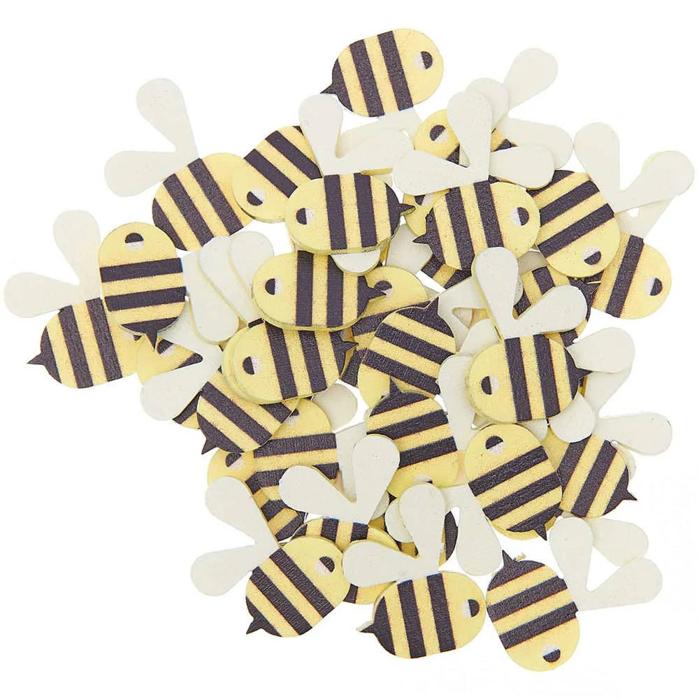 Rico Wooden Bees 36pk