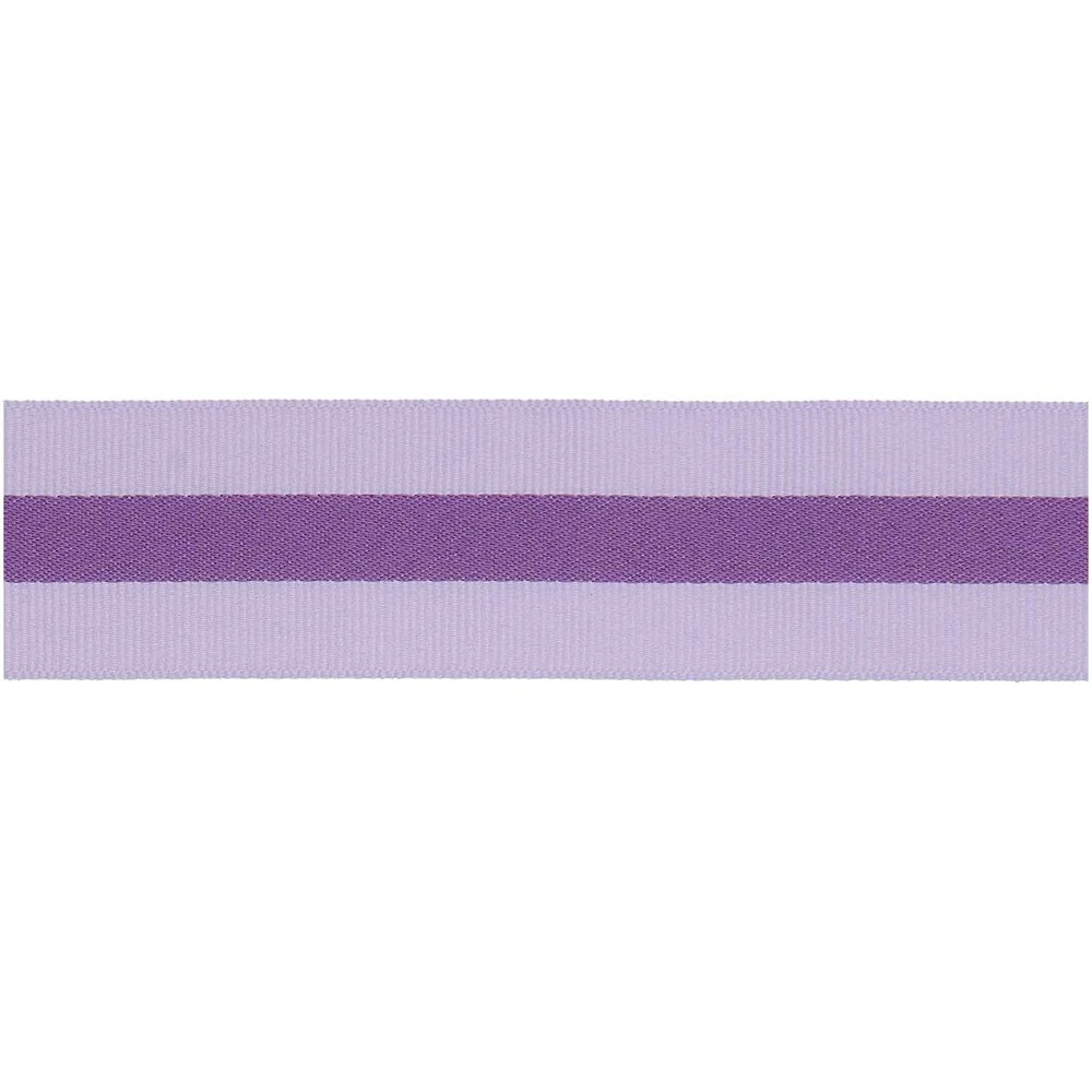 Paper Poetry Woven Ribbon Multi Stripes Lilac / Purple - Image 2