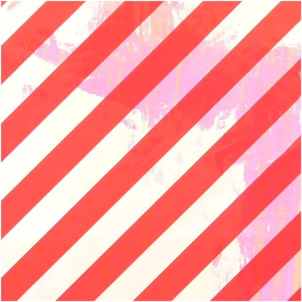 Paper Poetry Wrapping Paper Foil Stripes Red / White