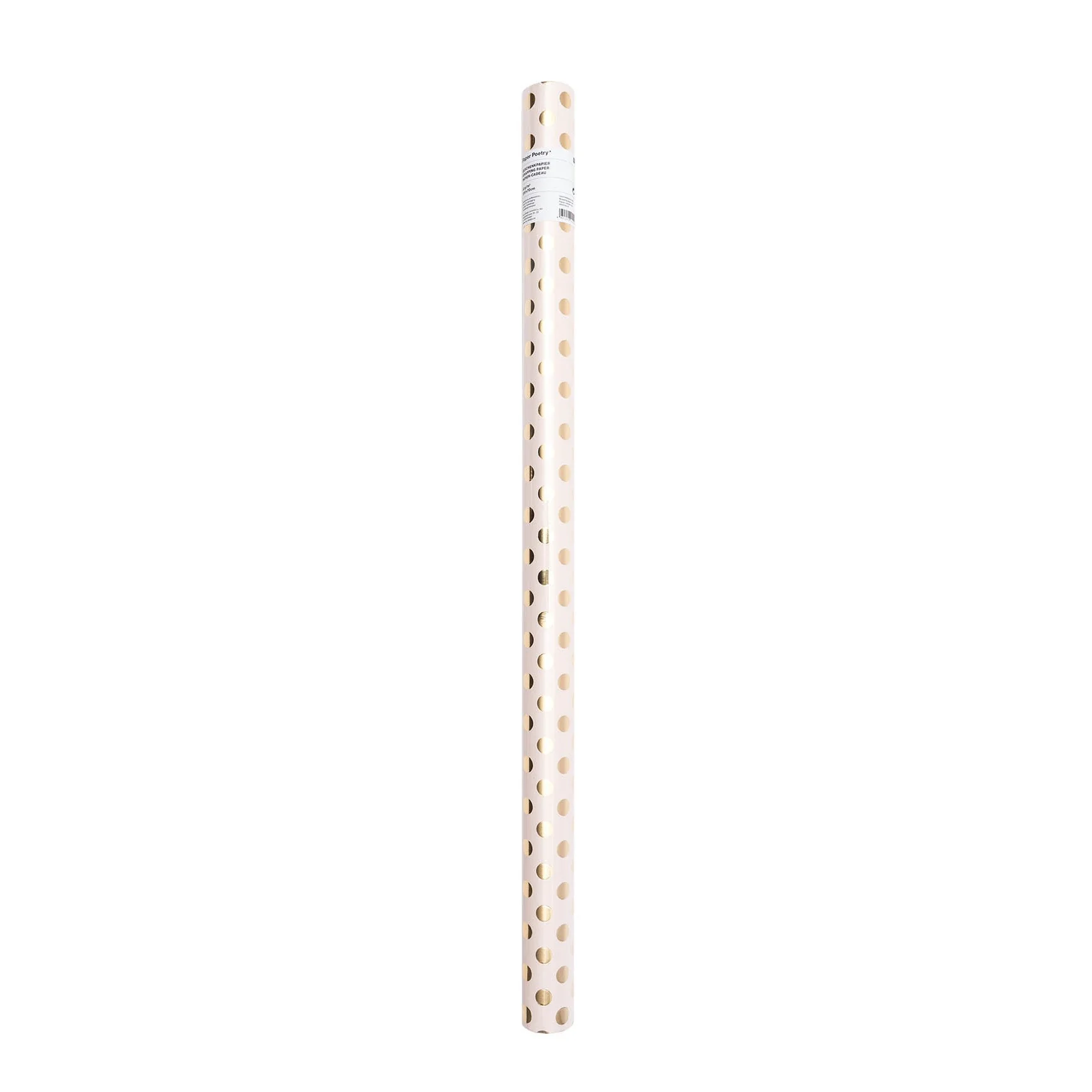 Paper Poetry Wrapping Paper Rose Dots Gold