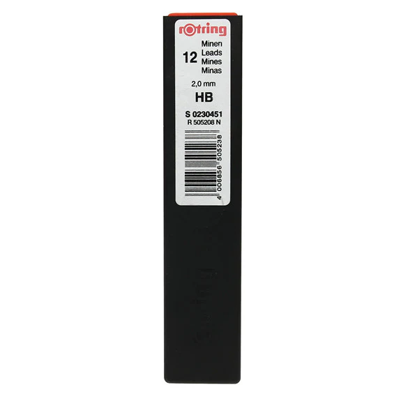 Rotring Leads - 2.0mm HB