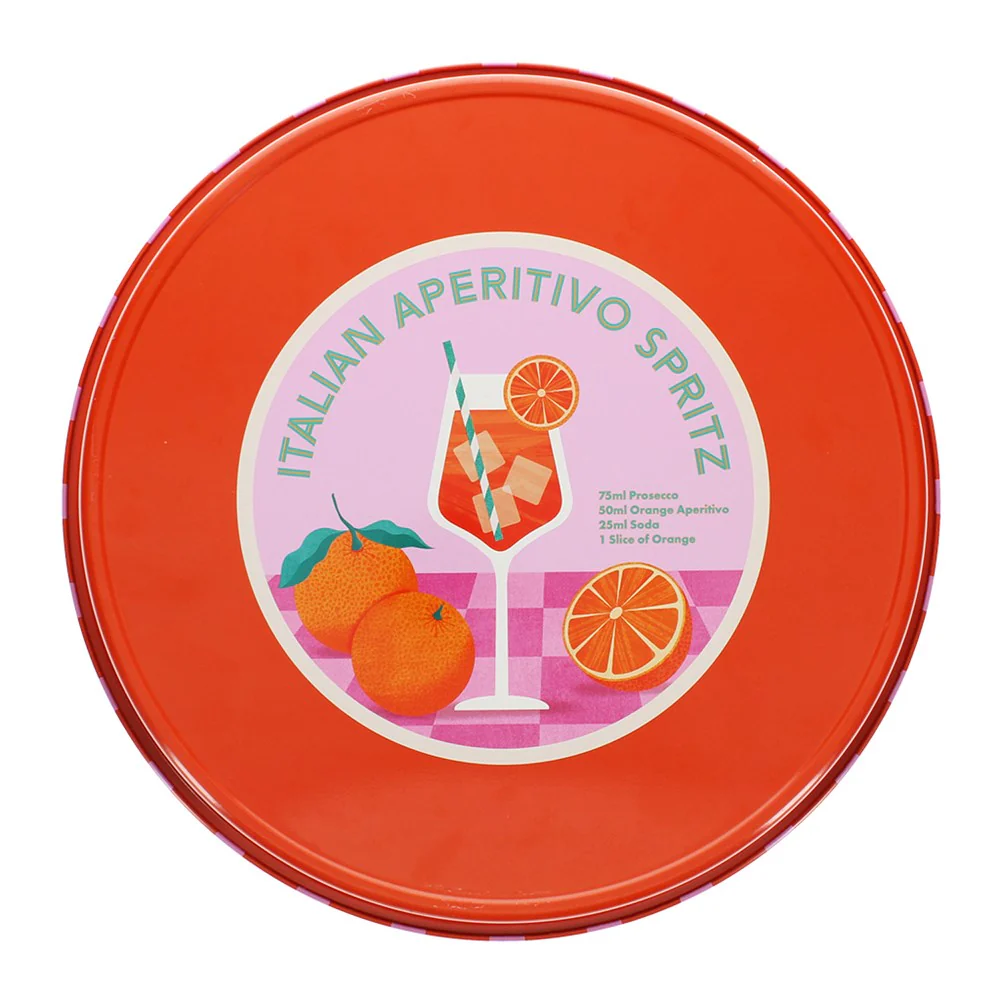 Round metal serving tray - Aperitivo Spritz - Image 2