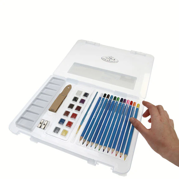 Royal Small Clear Case Art Sets - Watercolour Drawing - Image 2