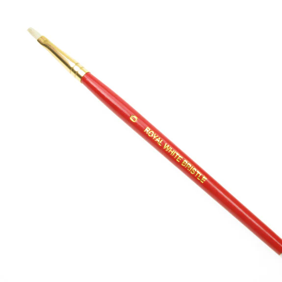Royal White Bristle Brush No. 0 - Image 2