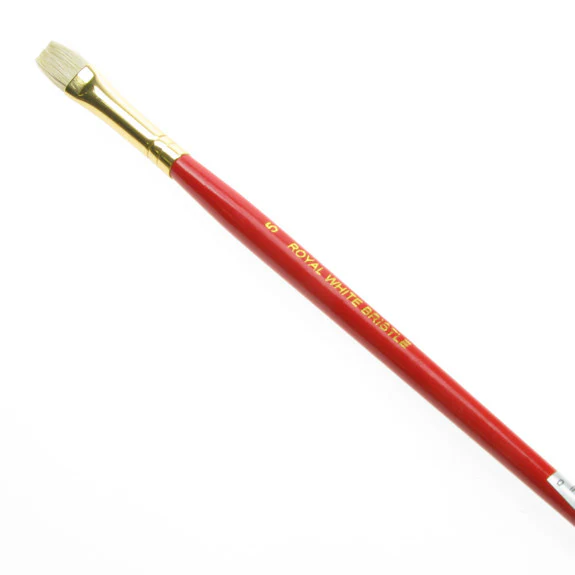 Royal White Bristle Flat - Image 3