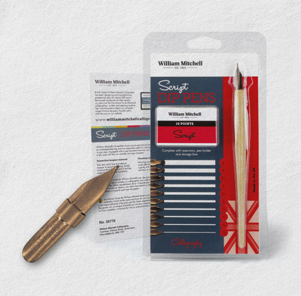 Script Dip Pens Set