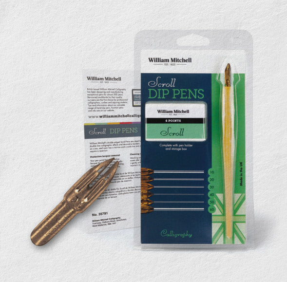 Scroll Dip Pens Set