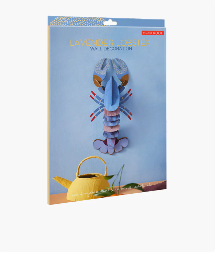 Studio Roof: Wall Decoration Lavender Lobster