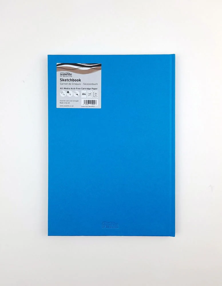Seawhites A4 Portrait Cloth Cover Sketchbook