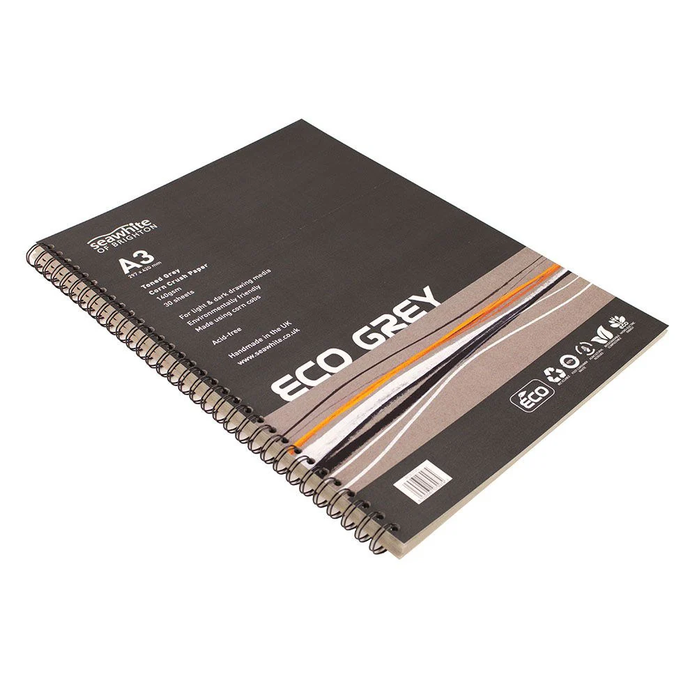 Seawhites Portrait Eco - Crush Sketchbook - Grey