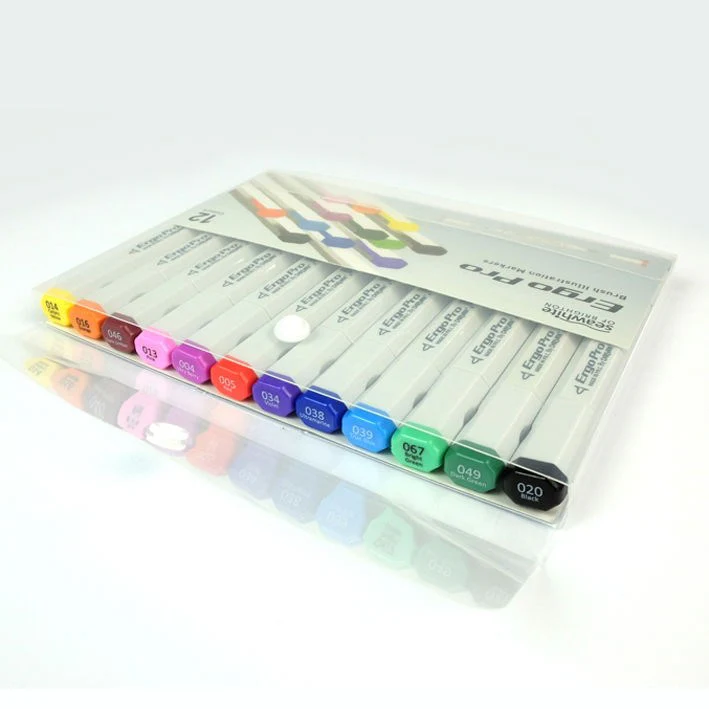 Seawhites Pro Marker 12 Colour Set