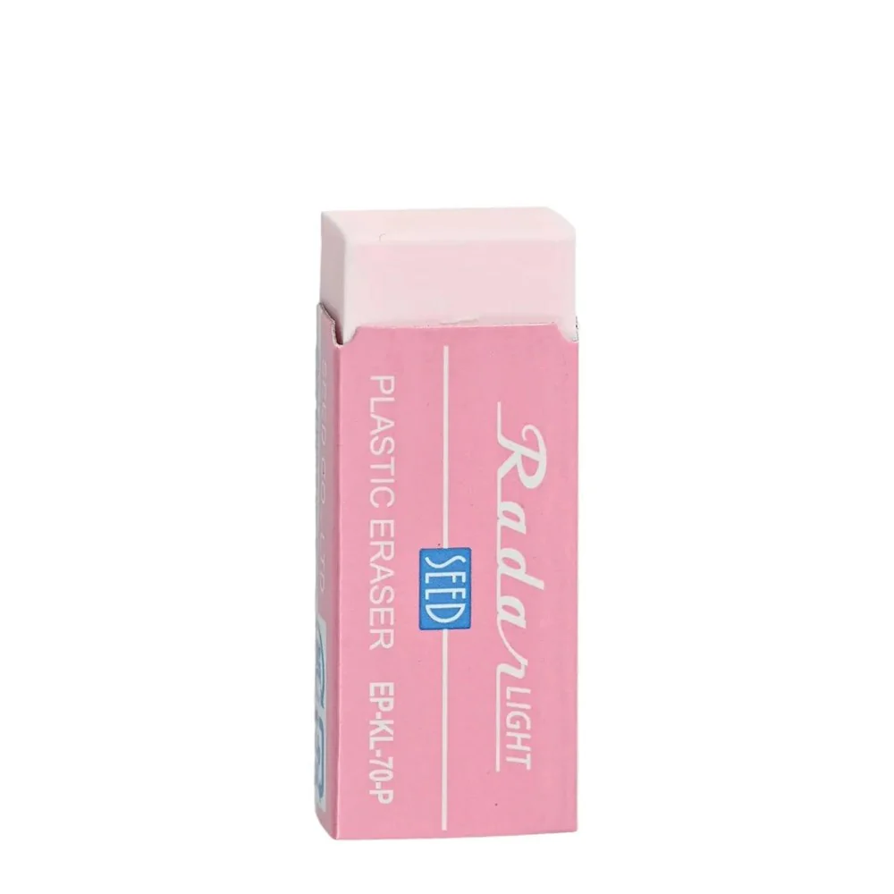 SEED Radar Light Plastic Eraser - Pink