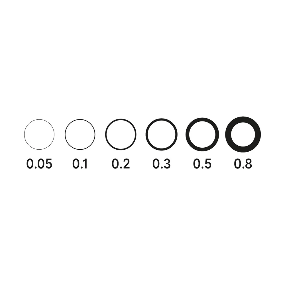 Simply Black Fineliner Set 6pk - Image 2