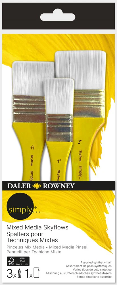 Simply Mixed Media Skyflow Brush Set 3pk