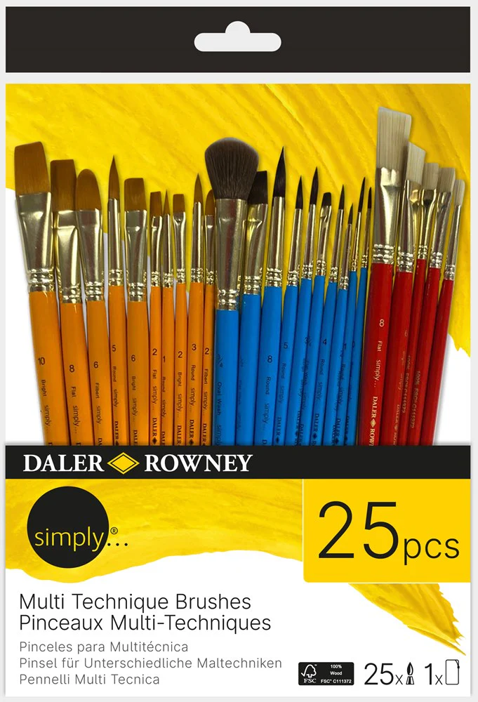 Simply Multi Technique Brush Set 25pk